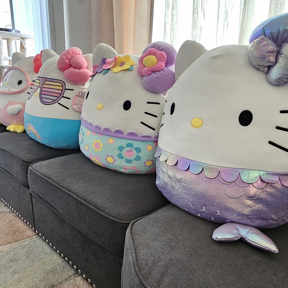 Squishmallows Hello Kitty Plush Set Of 4